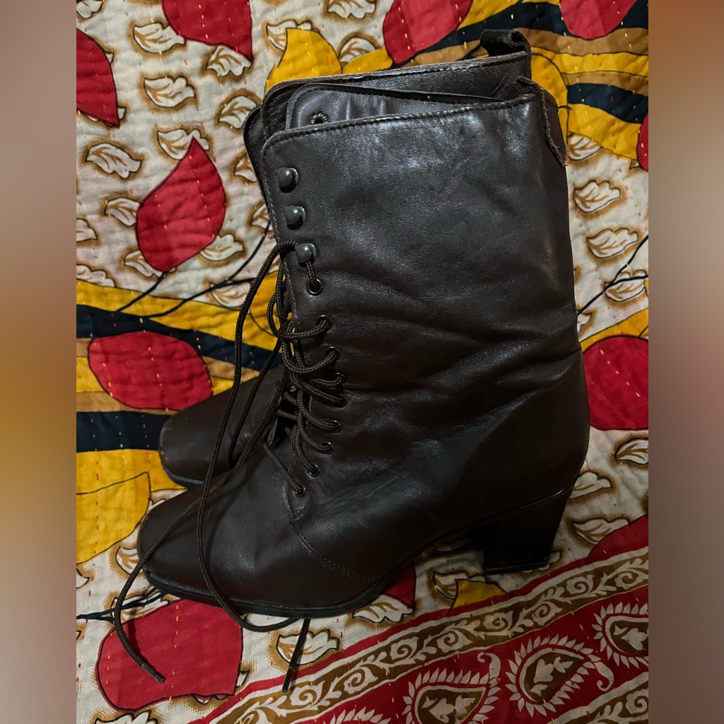 Brown Leather Ankle Boots